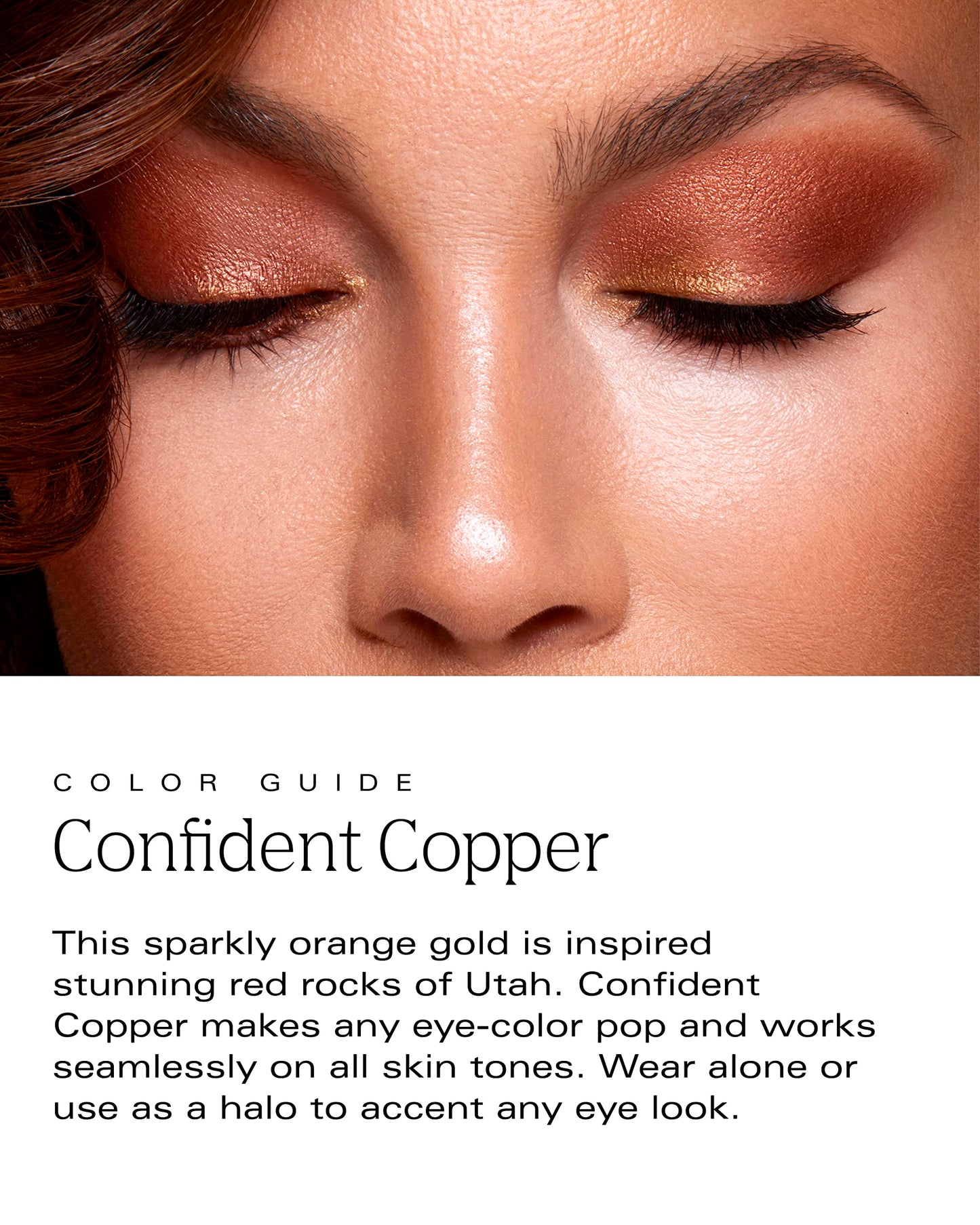 PDL Cosmetics by Patricia De León | Exotic Hyponic Cream Eyeshadow (Confident Copper) | Highly Pigmented Cream-to-Powder Copper Metallic Eye Makeup for Instant Shimmer | Long-Lasting Moisturizing Formula | Vegan | .16 oz