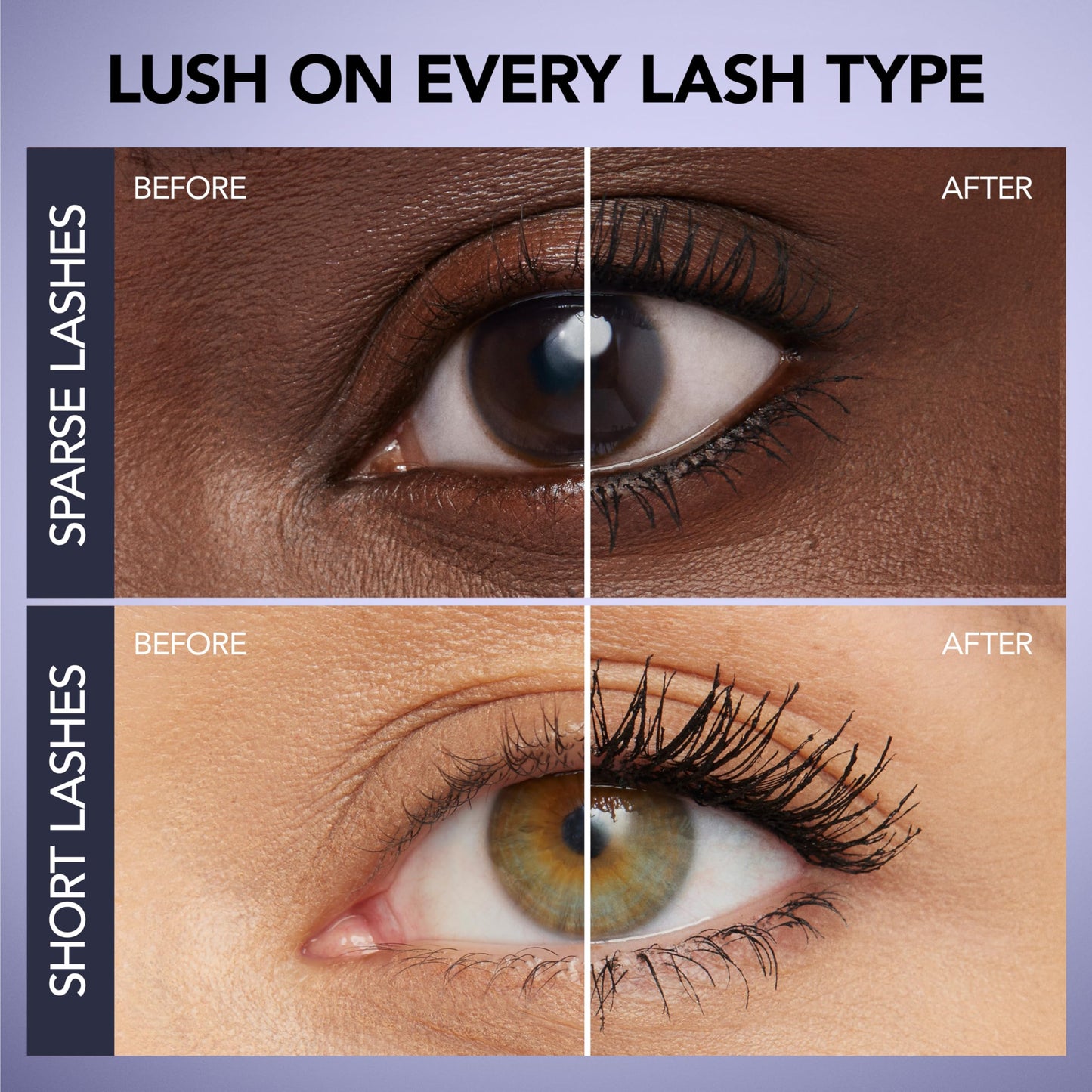 BUXOM Lash Volumizing Mascara - Defining Mascara for Volume and Length with Vitamin E - Washable, Thickening & Clump-Free Eye Makeup - Blackest Black (0.37 oz)