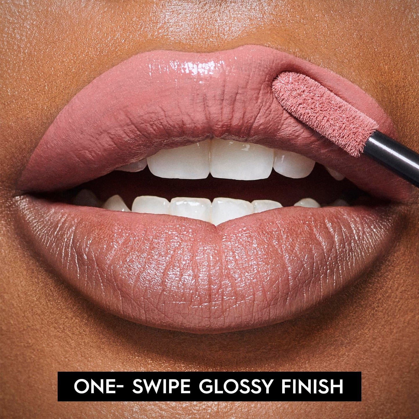 Urban Decay Vice Lip Bond Glossy Longwear Liquid Lipstick (Text Em - Dusty Rose Pink), Transfer-proof, Smudge-proof, Up to 16HR Wear, Vegan, Cruelty-free - 0.14 fl oz