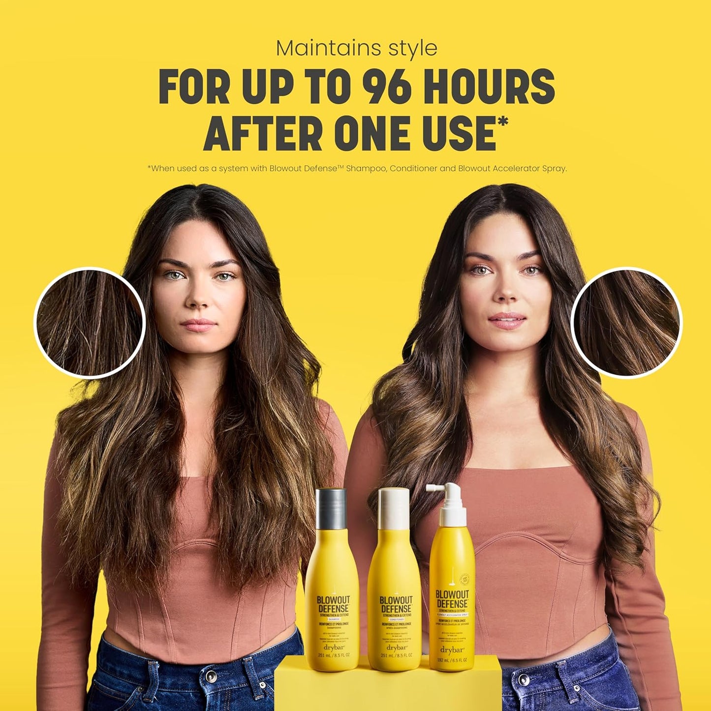Drybar Blowout Defense Shampoo - Strengthen & Extend Formula for Healthy Hair | 8.5 oz