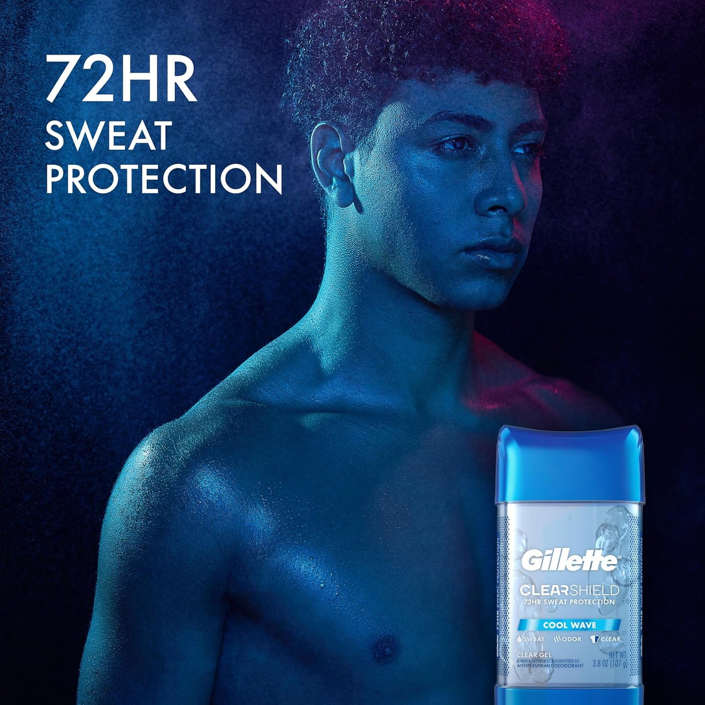 Gillette Clear Gel Anti-Perspirant & Deodorant - Long-Lasting Freshness | Pack of 6