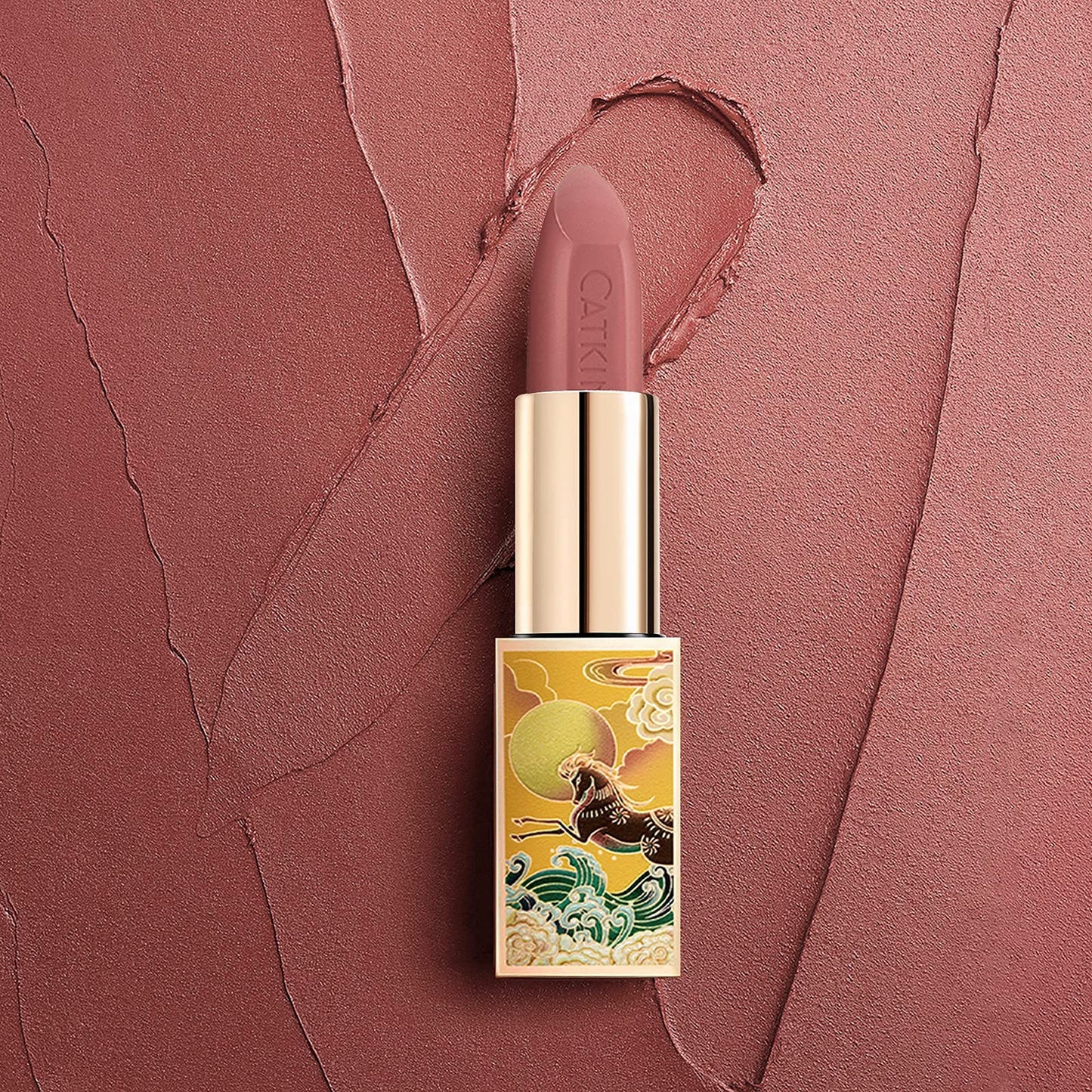 CATKIN 2Pcs Makeup Set Includes BB Cream Air Cushion Foundation C01 And Matte Lipstick CO157
