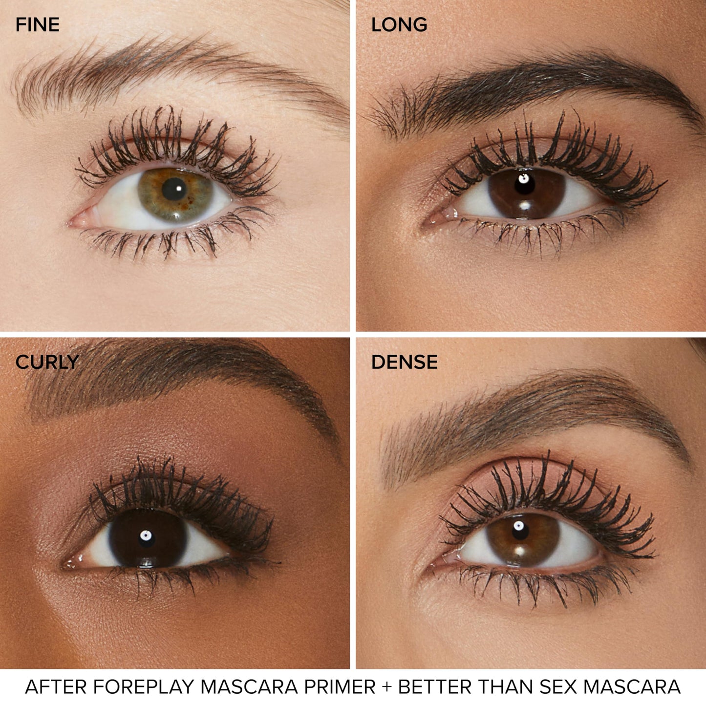 Too Faced Better Than Sex Foreplay Mascara Primer | Mascara Primer Prep, Waterproof, Long Lasting + Volumizing, Travel Size, 0.13 Fl Oz, Black