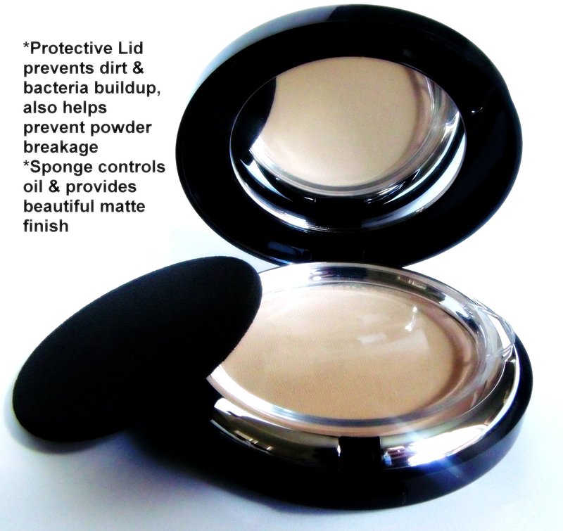 Pure Ziva Buildable Coverage Long Lasting Pressed Finishing Powder, Oil Control Mattifying Shine Free, No Animal Testing, Cruelty, Talc & Paraben Free, Light