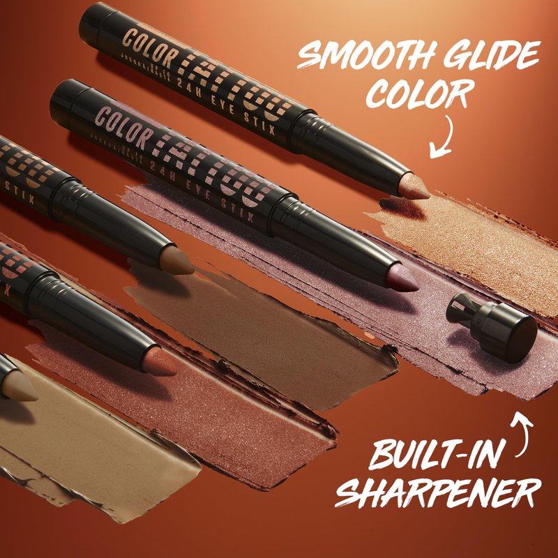 MAYBELLINE Color Tattoo Longwear Multi-Use 24HR Eye Shadow Stix, Rich, Long Lasting Eyeshadow, Eyeliner and Eye Primer Stick, I Am Cheeky (Mauve Shimmer)
