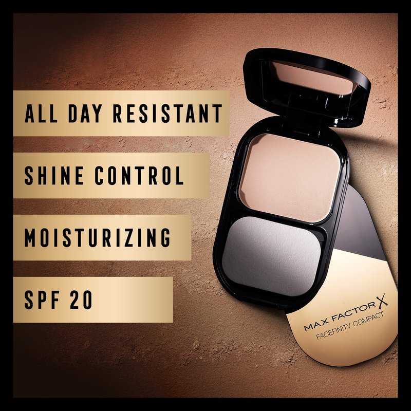 Max Factor Facefinity Compact 009 Caramel Foundation 10g