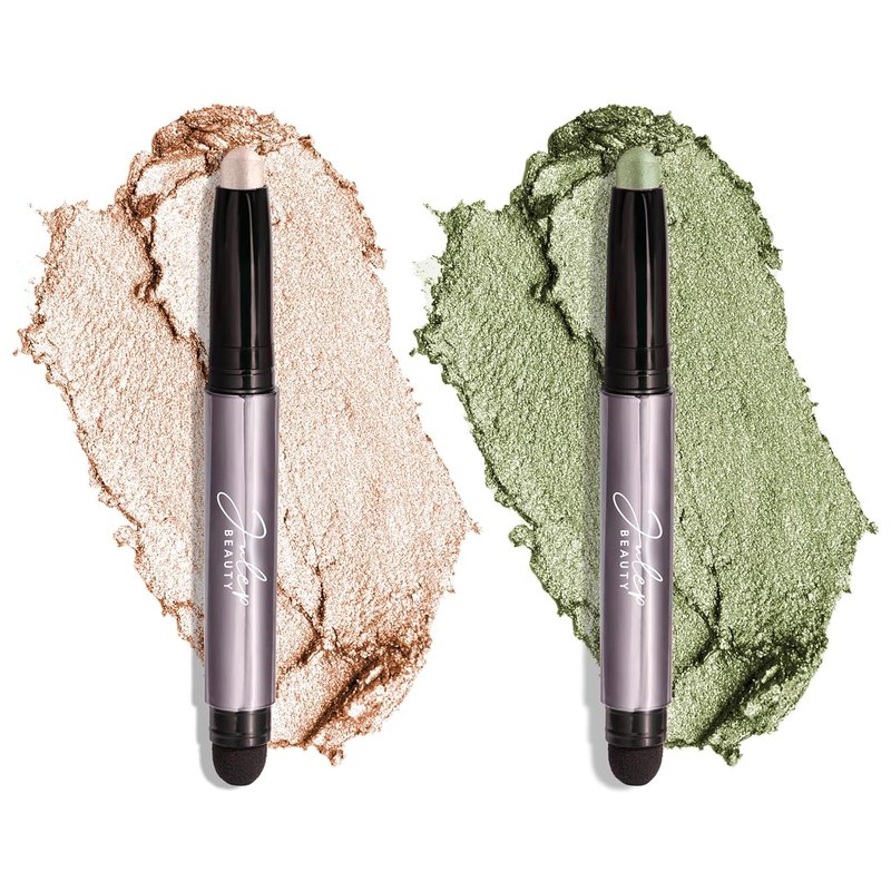 Julep Eyeshadow Stick Duo - Crème to Powder Waterproof Formula | Meadow Shimmer & Pearl Shimmer