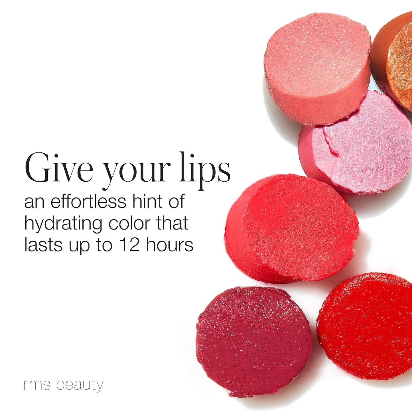 RMS Beauty Tinted Lip Balm - Hydrating Jojoba Oil Formula | Moisturizing Colorful Balm