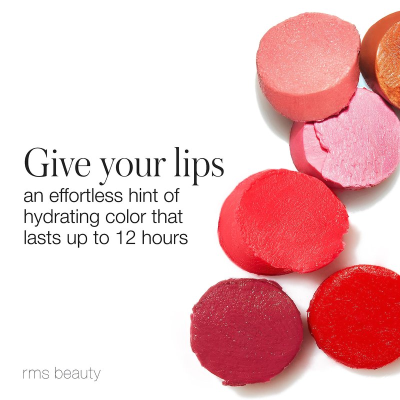 RMS Beauty Tinted Daily Lip Balm - Hydrating Sheer Lip Tint with Shea & Mango Butter Natural Color Vegan Non-Sticky Nourishing Lip Care Balm 0.15 oz RMS Beauty Tinted Daily Lip Balm