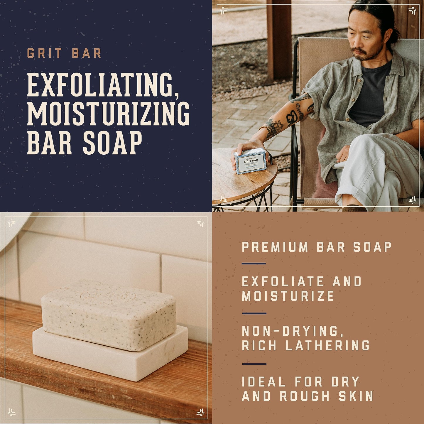 18.21 Man Made Men's Book of Good Grooming Gift Set Volume 2, 1 ct.