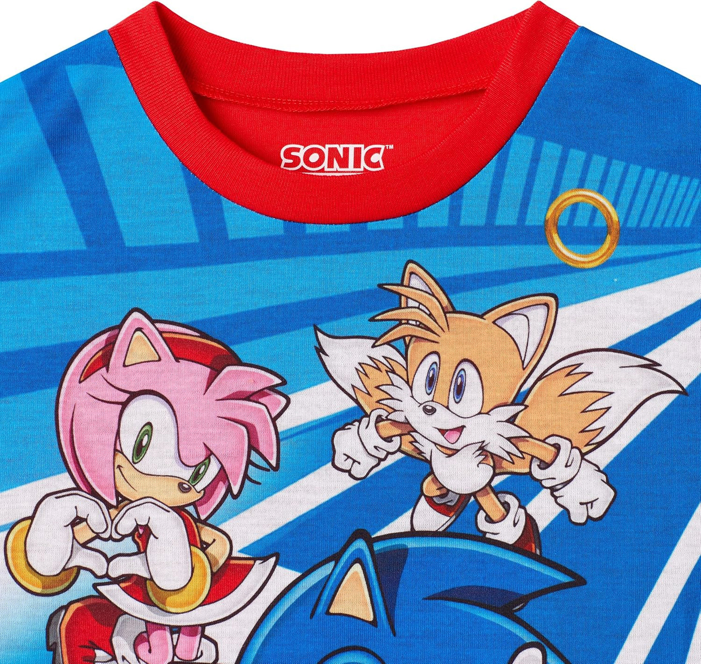 Sonic The Hedgehog Boys Pajama Set - 4-Piece Sleepwear with Bottoms & Shirts | Kids' Cozy Sleepwear