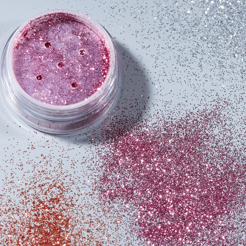 Fine Glitter Shakers by Moon Glitter – 100% Cosmetic Glitter for Face, Body, Nails, Hair and Lips - 0.17oz - Set of 6 colours