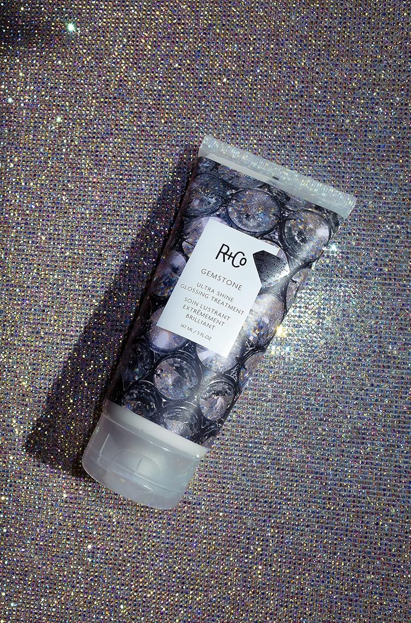 R+Co Gemstone Ultra Shine Glossing Treatment - 147 ml | High-Gloss Hair Serum for Shine and Smoothness