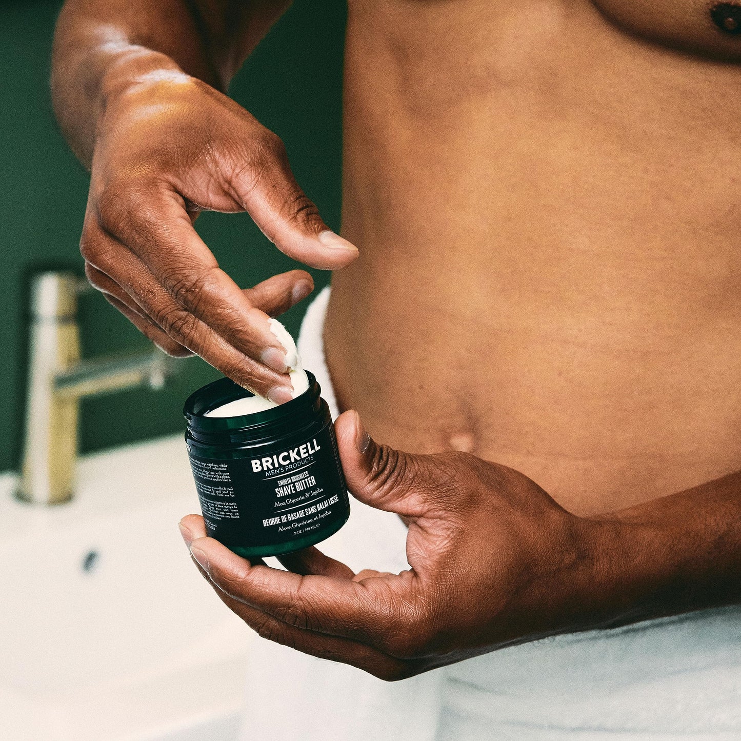 Brickell Men’s Smooth Brushless Shave Cream for Men