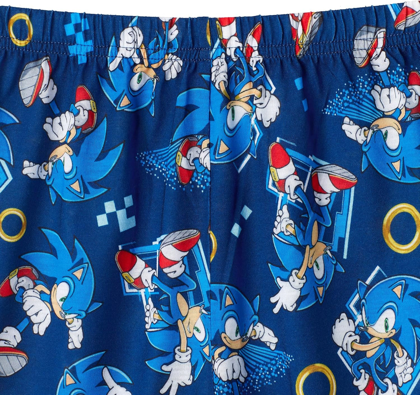Sonic The Hedgehog Boys Pajama Set - 4-Piece Sleepwear with Bottoms & Shirts | Kids' Cozy Sleepwear