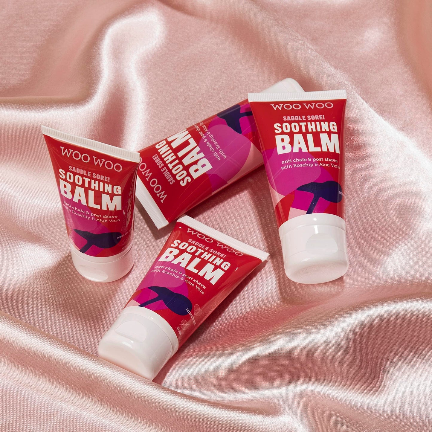 Tame It! Hair Removal Cream 100ml, Jojoba Aloe Vera - Saddle Sore! Soothing Moisturising Balm 50ml, Chamomile Rosehip Oil