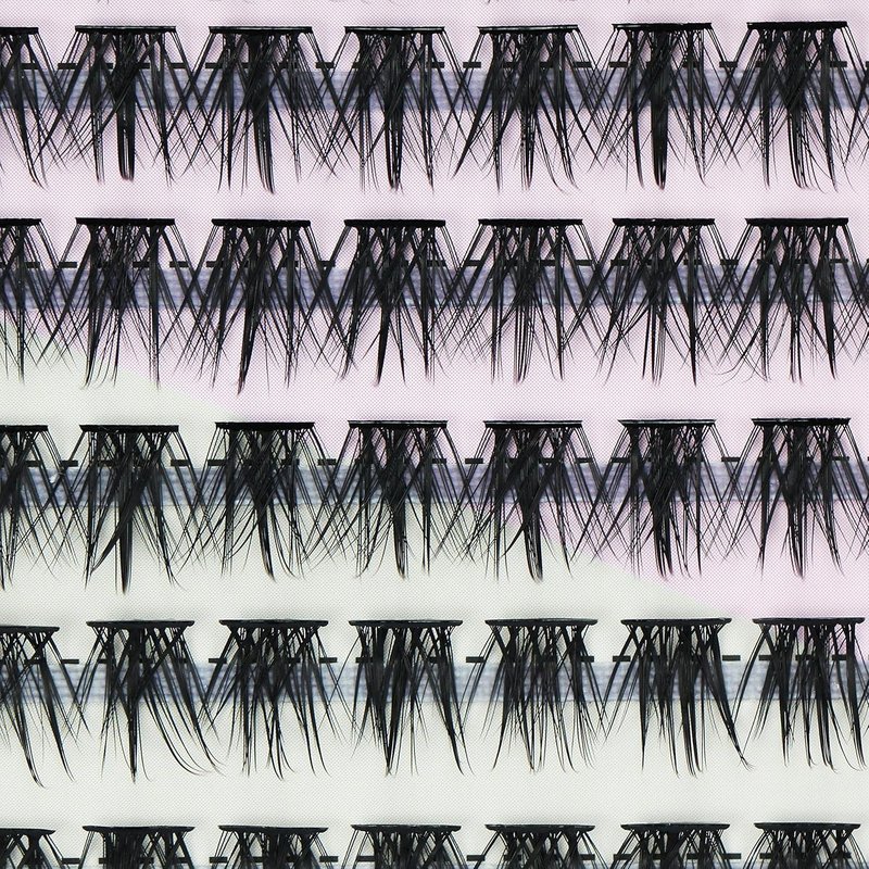 Lash Clusters - Wispy C Curl Individual Eyelash Extensions | 120PCS Natural Look, Soft Thin Band, 12-16mm
