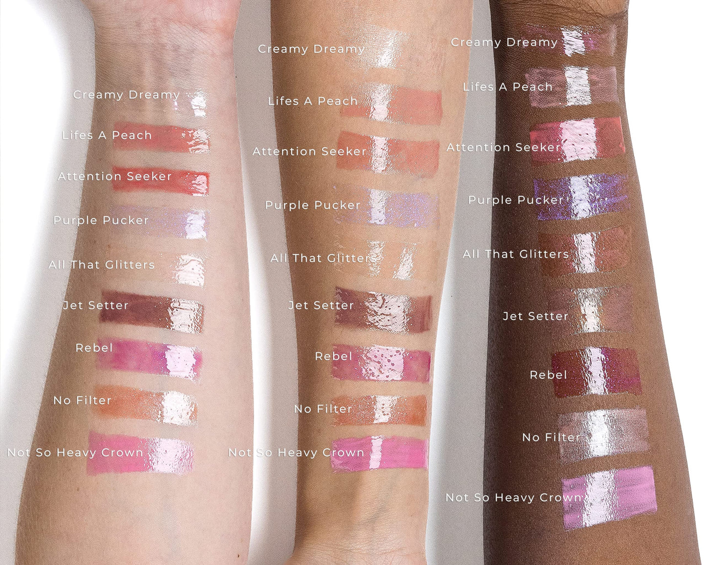 Rinna Beauty - Larger Than Life Lip Plumping Gloss - Attention Seeker - Vegan, Helps Boost Collagen, Increases Lip Volume, Elastin Production, Cruelty-Free - 1 each