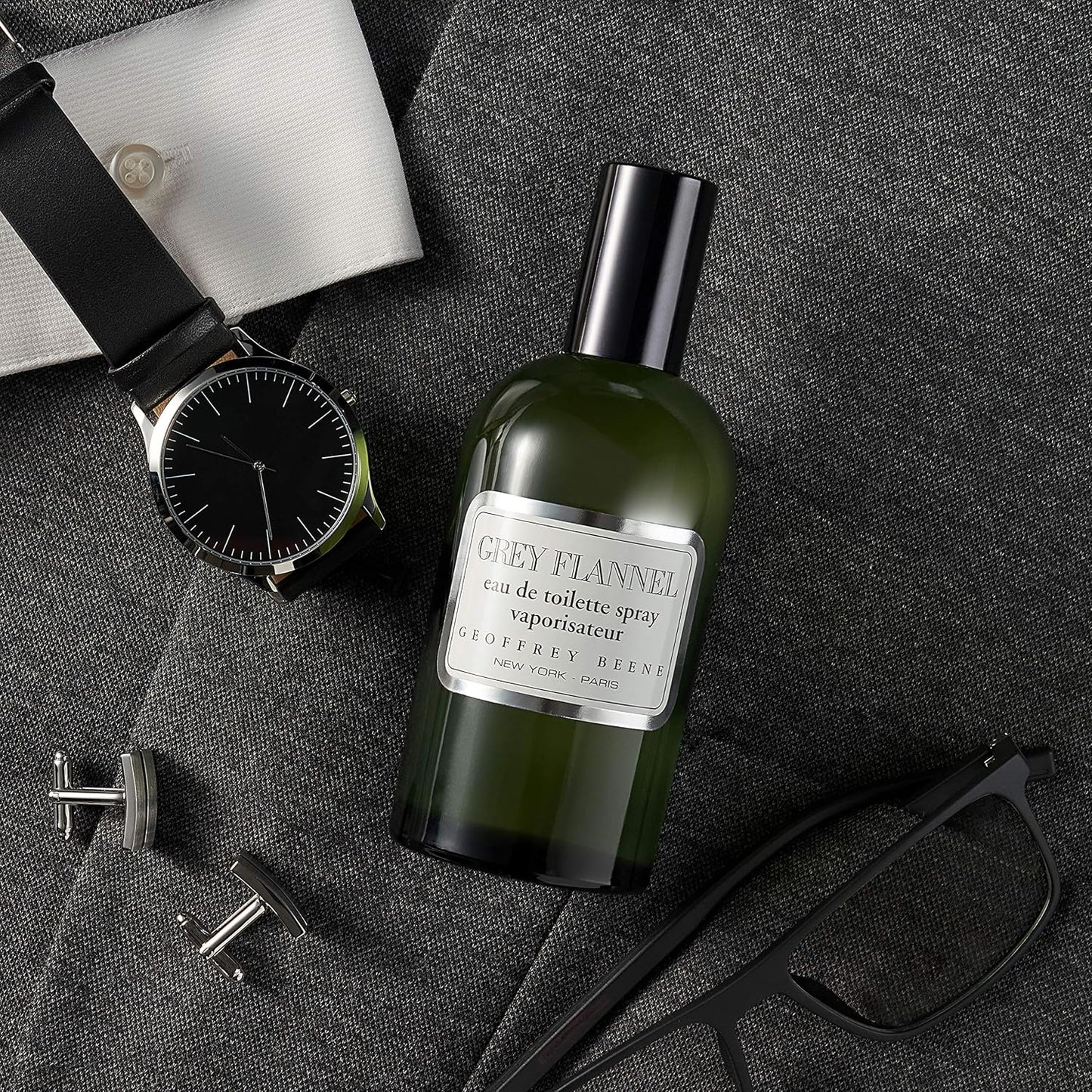 Geoffrey Beene Grey Flannel Eau De Toilette Spray - 4 Fl Oz | Classic Fragrance for Men