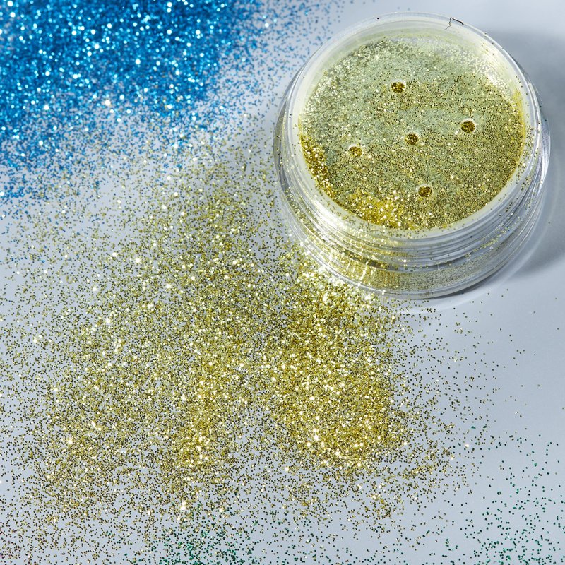 Fine Glitter Shakers by Moon Glitter – 100% Cosmetic Glitter for Face, Body, Nails, Hair and Lips - 0.17oz - Set of 6 colours