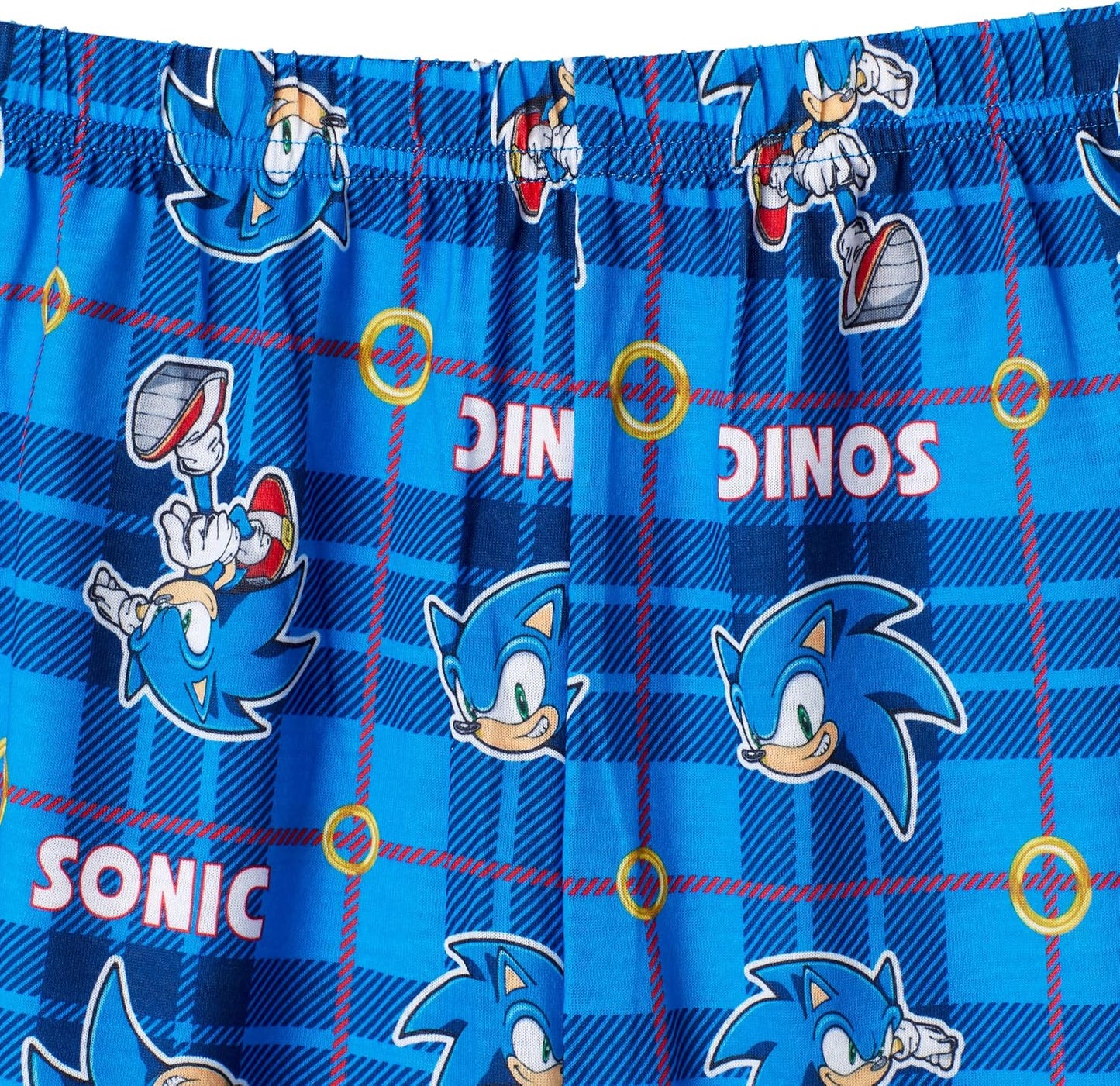 Sonic The Hedgehog Boys Pajama Set - 4-Piece Sleepwear with Bottoms & Shirts | Kids' Cozy Sleepwear