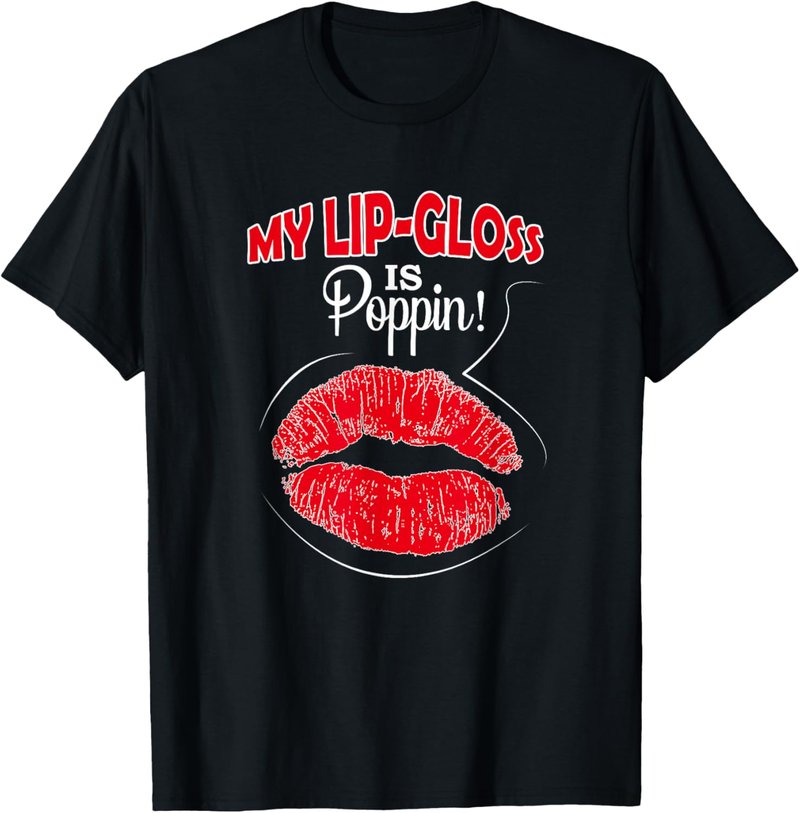 Love Lipstick Lip Gloss Boss Shirt - Trendy Graphic Tee for Makeup Lovers | Stylish Casual Wear